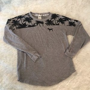 Victoria’s Secret Pink Palm Print Sweated